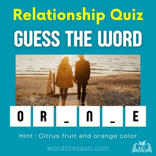Guess the word Relationship