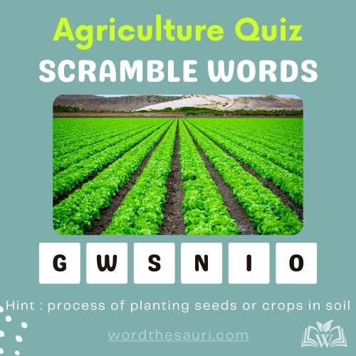 word-scramble-Agriculture-quiz